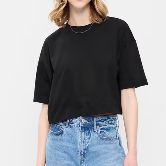 Old Navy Tops - Old Navy Women’s Vintage Crew-Neck Oversized Crop T-Shirt